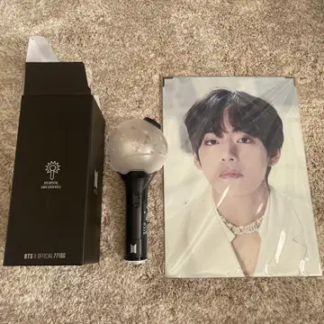 BTS MAP OF THE SOUL TOUR 응원봉과 사진 세트