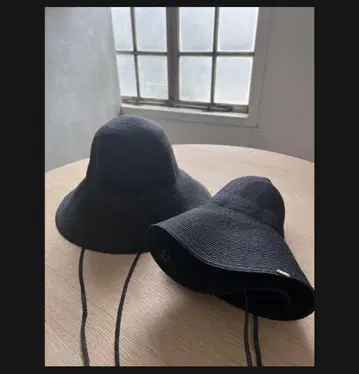 wicagrocery / abaca hat black S 사이즈