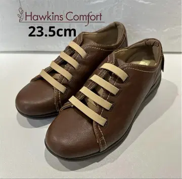 HAWKINS COMFORT 가죽 스니커즈 23.5cm 브라운