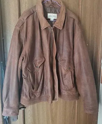 90s STJOHN'S BAY 세인트존스베이 가죽 자켓