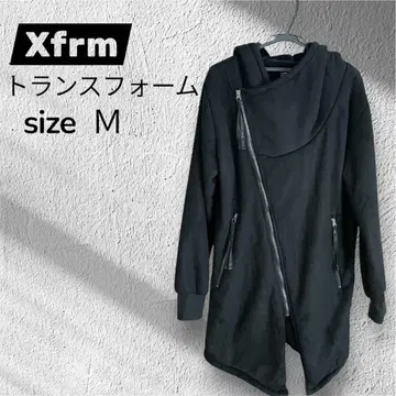 양품 Xfrm 트랜스폼 비대칭 트릭 코트 후드