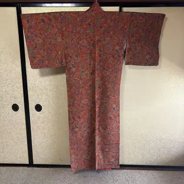새상품 사라사 코몬 기모노 코몬 기모노