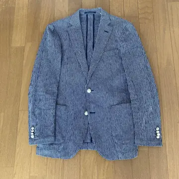 TAKA Q 스트라이프 스트레치 자켓