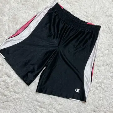 [ c6211 ] Champion 하프 팬츠 블랙 핑크 스포츠