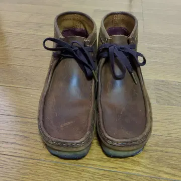 Clarks ORIGINALs 왈라비 브라운 가죽 25cm