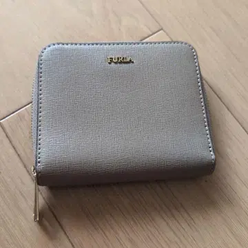 FURLA 그레이 접이식 지갑