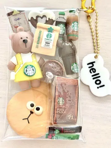 가챠 파우치 카페풍 데코레이션 부품 데코 부품 캡슐 토이