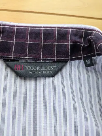 BRICK HOUSE M 사이즈 와이셔츠 스트라이프