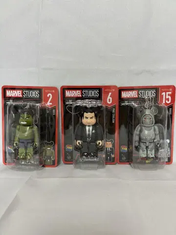 MARVEL 1등 복권 베어브릭 2번 6번 15번