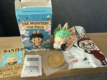 POP MART, ONE PIECE, Labubu 조로 피규어