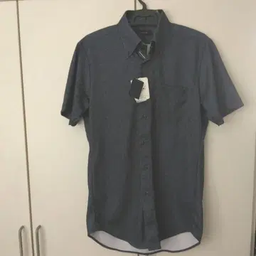 TAKAQ 타카큐 네이비 버튼 다운 반팔 셔츠 택 포함 새상품