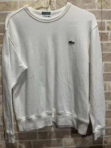LACOSTE 화이트 긴팔 트레이닝복 M