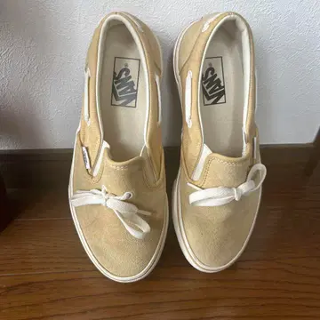 VANS 슬립온 스니커즈 베이지