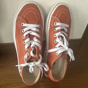 Vans 오렌지 캔버스 스니커즈