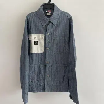 POINTER BRAND 스트라이프 데님 자켓