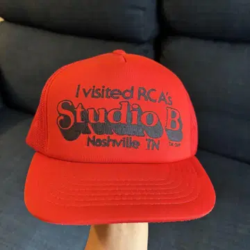 RCA Studio B 트래커 캡 USA 미국제 80s 90s