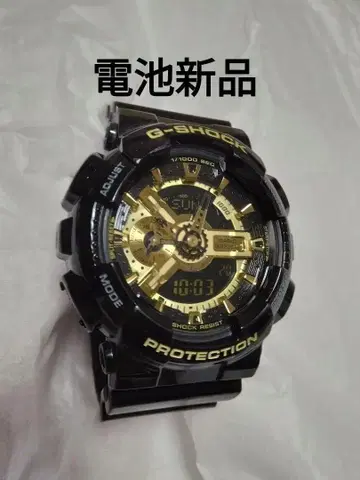 G-SHOCK 디지털/아날로그 콤비네이션 블랙/골드