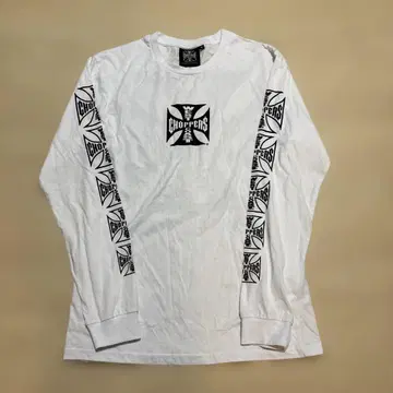 CHOPPERS 롱 슬리브 셔츠 M 화이트