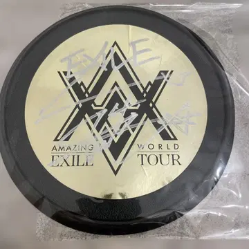 EXILE AMAZING WORLD TOUR 친필 사인 프리스비