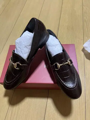 [ 새상품 미사용 ] REGAL 리걸 비트 로퍼 짙은 갈색 23cm