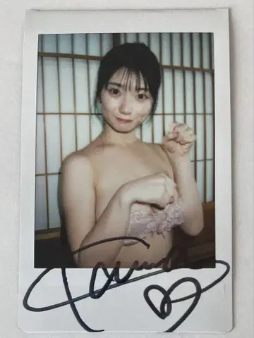 [세토 카나] 친필 사인 폴라로이드 ver.18