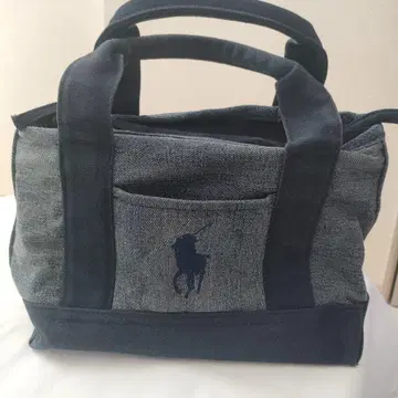 [ 메루카리 시 한정판 ] 폴로 랄프 로렌 데님 토트백