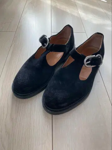 Hender Scheme t 스트랩 슈즈 블랙