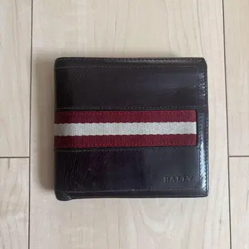 BALLY 다크 브라운 접이식 지갑