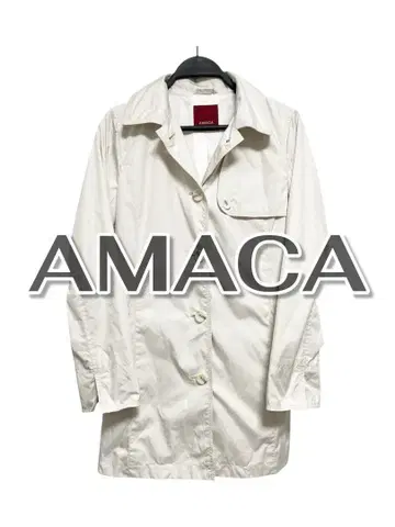 AMACA 화이트 트렌치코트 M 사이즈
