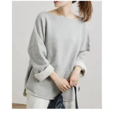 프레임워크 보트넥 SWEAT 풀오버 그레이 A