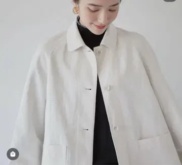 북유럽 생활 잡화점 코튼 린넨 숏 자켓