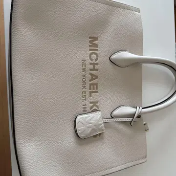 MICHAEL KORS 화이트 토트백