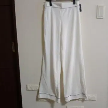 Ravijour 화이트 와이드 팬츠 F 파자마 팬츠