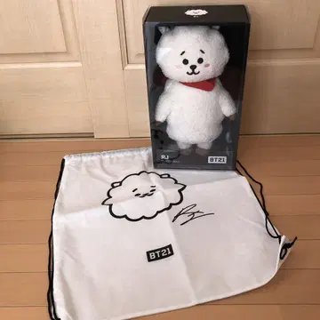 BT21 RJ 봉제 인형 약 30cm 수납 봉투 포함