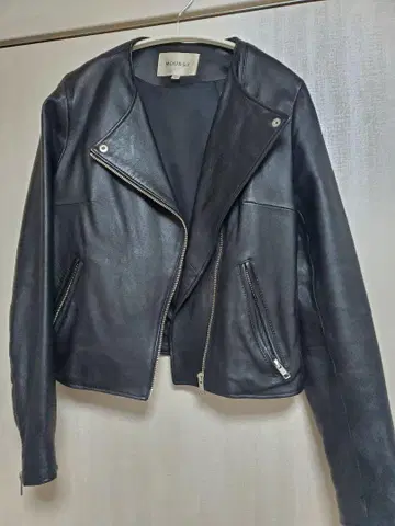 [새상품급] 소가죽 천연 가죽 가죽 재킷 라이더 자켓 MOUSSY