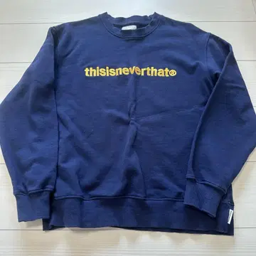 thisisneverthat 네이비 맨투맨 S