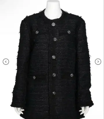 viviano 25AW TULLE LAYERED TWEED JACKET