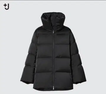 UNIQLO +j 다운 볼륨 자켓 블랙 S 사이즈