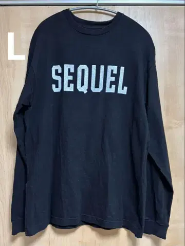 L 사이즈 SEQUEL 롱 슬리브 T셔츠 시크엘 롱티