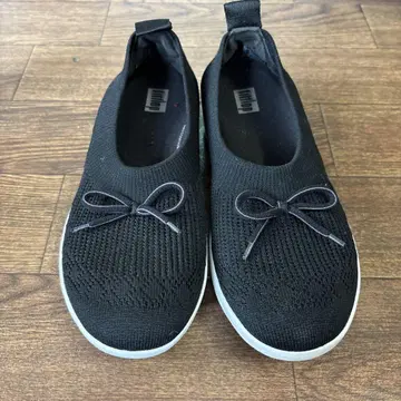 Fitflop 신발 블랙 경량 슬립온