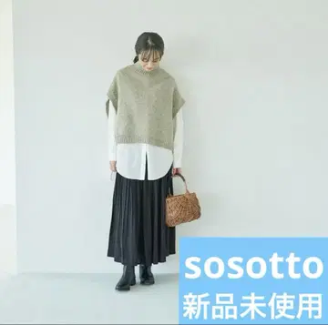 북유럽,  sosotto 소소트 플리츠 스커트 블랙
