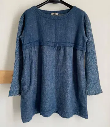 45R 믹스 트위드 울 튜닉