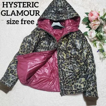 HYSTERIC GLAMOUR 레오파드 나일론 다운 자켓 Y2K