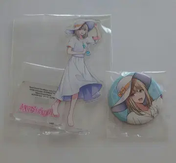 [ 2점째 160엔 할인 ] AveMiyu 아크릴 스탠드 캔 배지 도리스