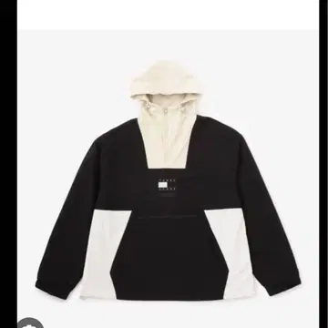 TOMMYJEANS 컬러 블록 립스탑 아노락 풀오버