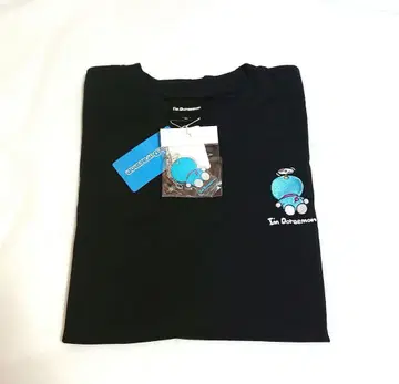 도라에몽 자수 T셔츠 블랙 LL 사이즈