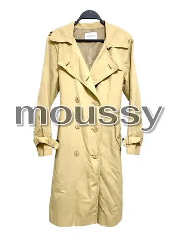 moussy 베이지 트렌치코트