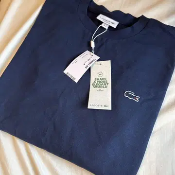 LACOSTE 네이비 긴팔 T셔츠 M