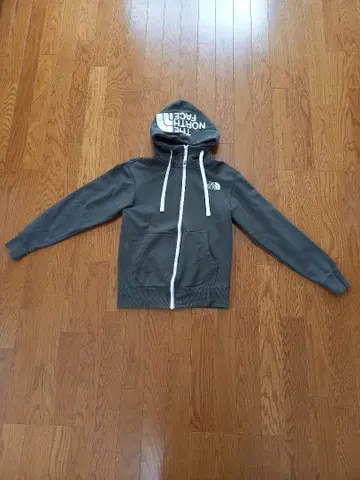 THE NORTH FACE 카키 풀 집업 후드티