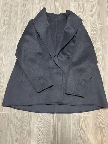 UNIQLO 더블 페이스 숏코트 그레이
